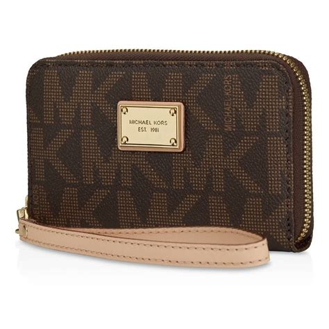 michael kors iphone 5 wallet wristlet|Michael Kors oversized wallet.